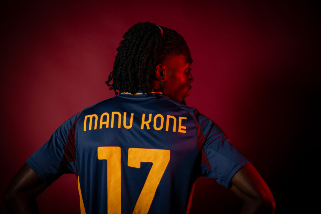 AS Roma Unveil New Signing Manu Kone
