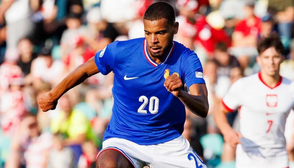 Andy Diouf con la Francia
