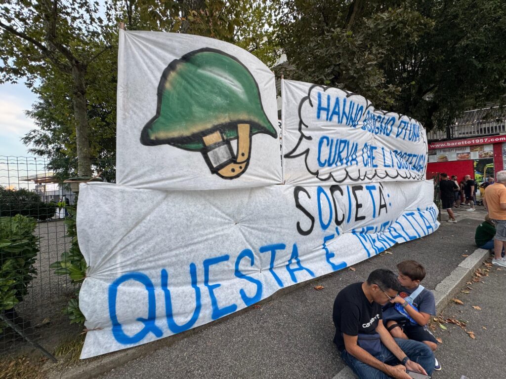 Striscione Curva Nord