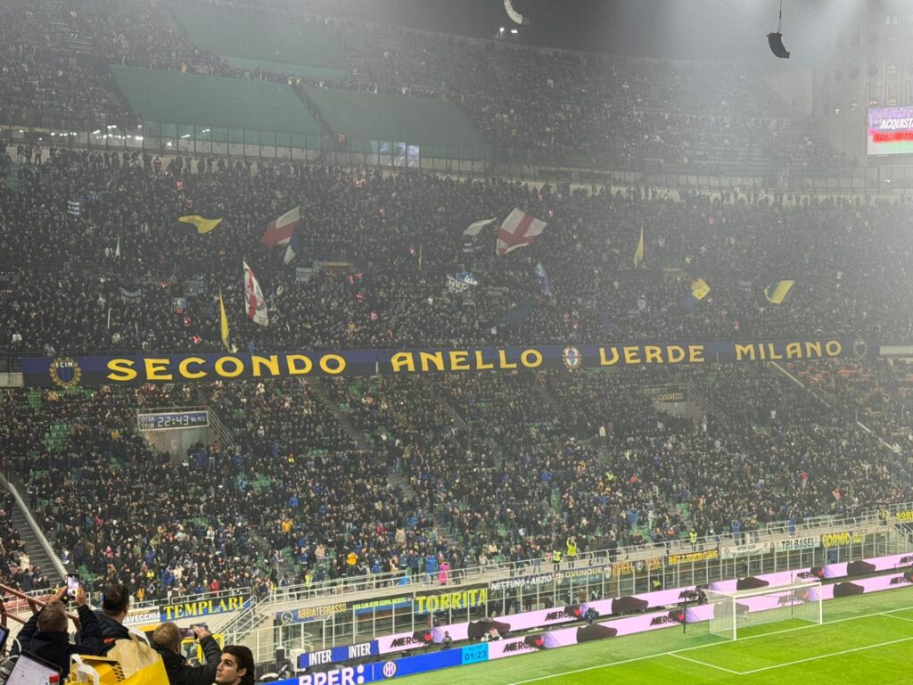 secondo anello verde ritorno curva nord