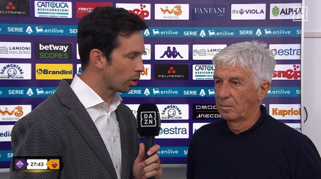 gasperini fiorentina roma dazn (1)