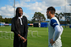 FC Internazionale Shirt Swap Lautaro Martinez and Paola Egonu