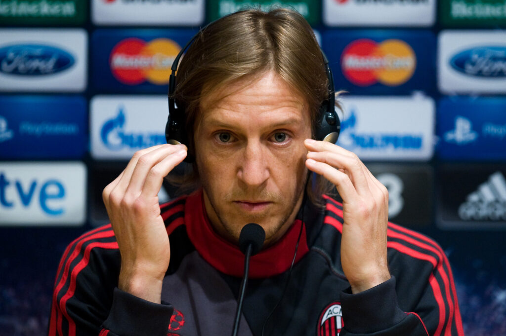AC Milan Training &amp; Press Conference - UEFA Champions League