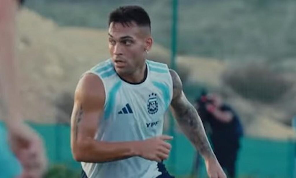 lautaro allenamento argentina (1)