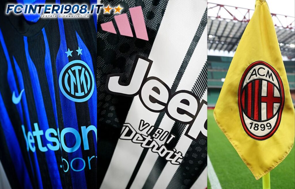 Inter Juventus e Milan