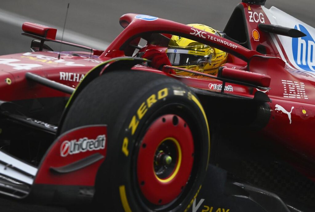 Lewis Hamilton of Great Britain driving the (44) Scuderia Ferrari SF-25