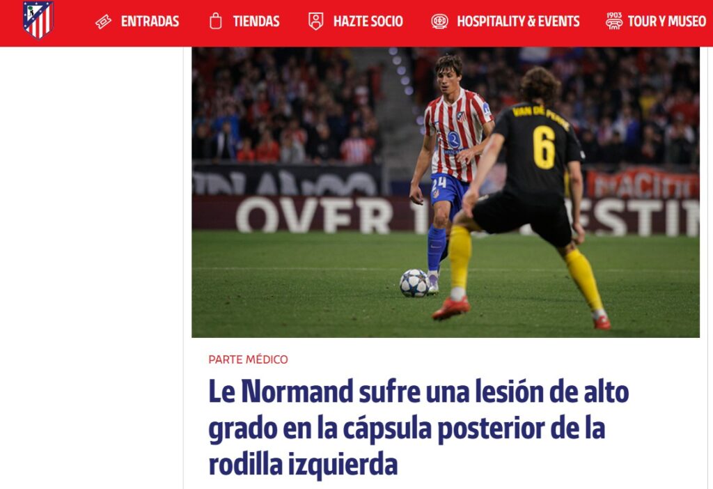 la notizia le normand sito ufficiale atletico