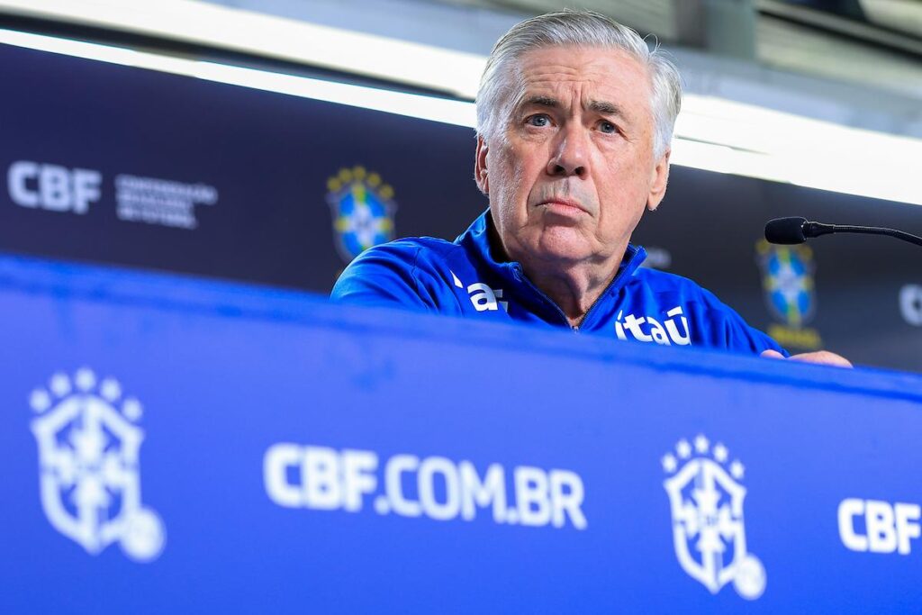 Head coach Carlo Ancelotti