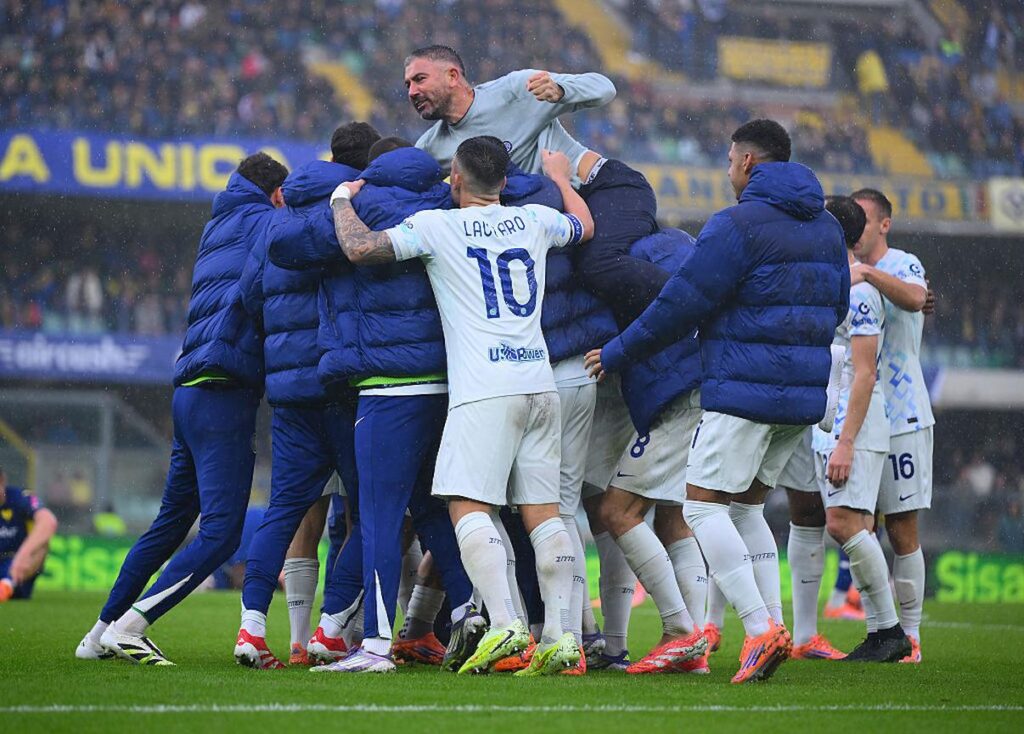 verona inter esultanza kolarov