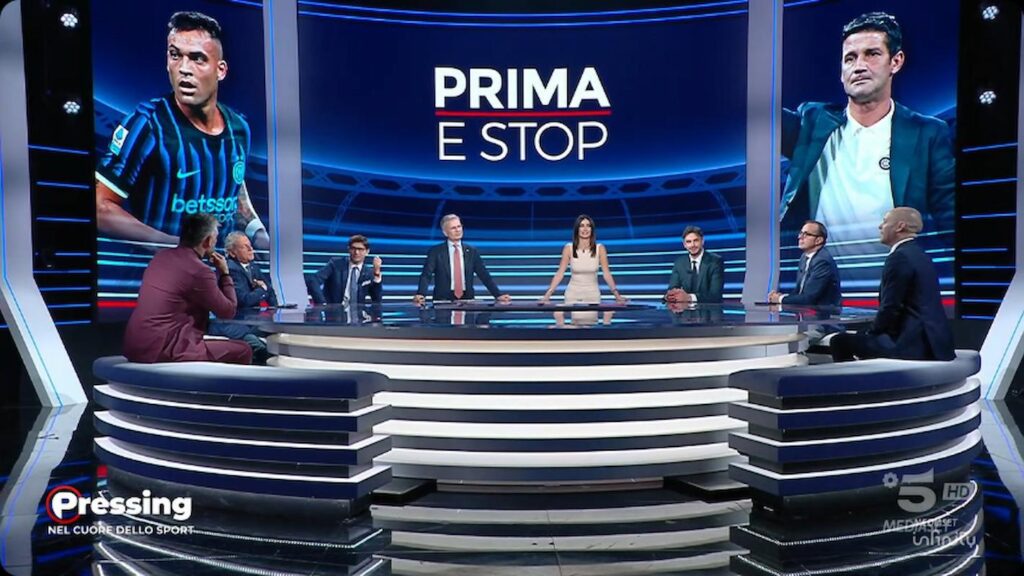 Screenshot 2025-11-10 at 14-11-37 Pressing Nuovo scontro Sabatini vs Trevisani! E stavolta Allegri non c'entra... Video Mediaset Infinity