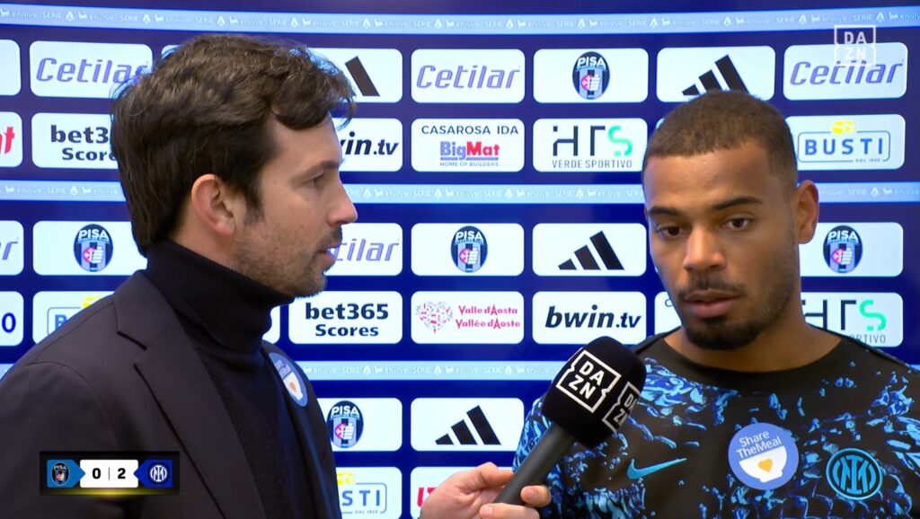 diouf pisa inter dazn