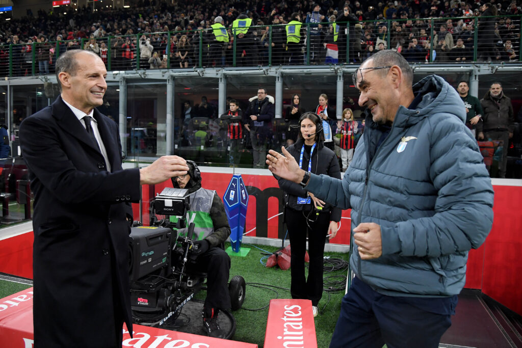 Allegri Sarri Milan Lazio