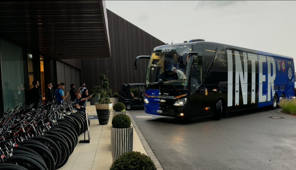 Arrivo Inter in Germania
