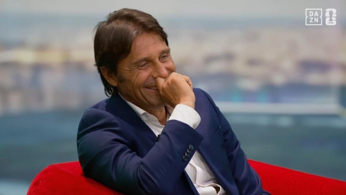 Mister Conte ha parlato anche del suo futuro durante un intervento su DAZN