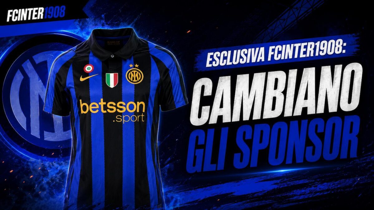 Inter, novità sponsor