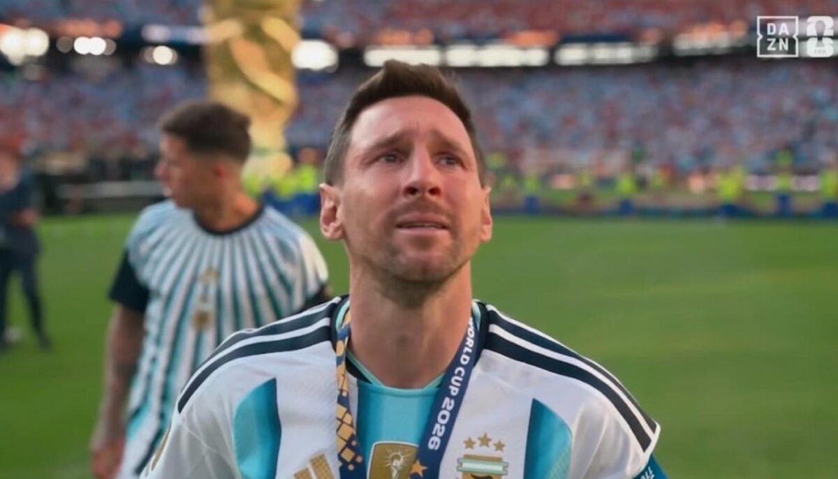 Antonio Conte ha parlato anche di Lionel Messi su DAZN dopo la finale dell'Argentina contro la Spagna