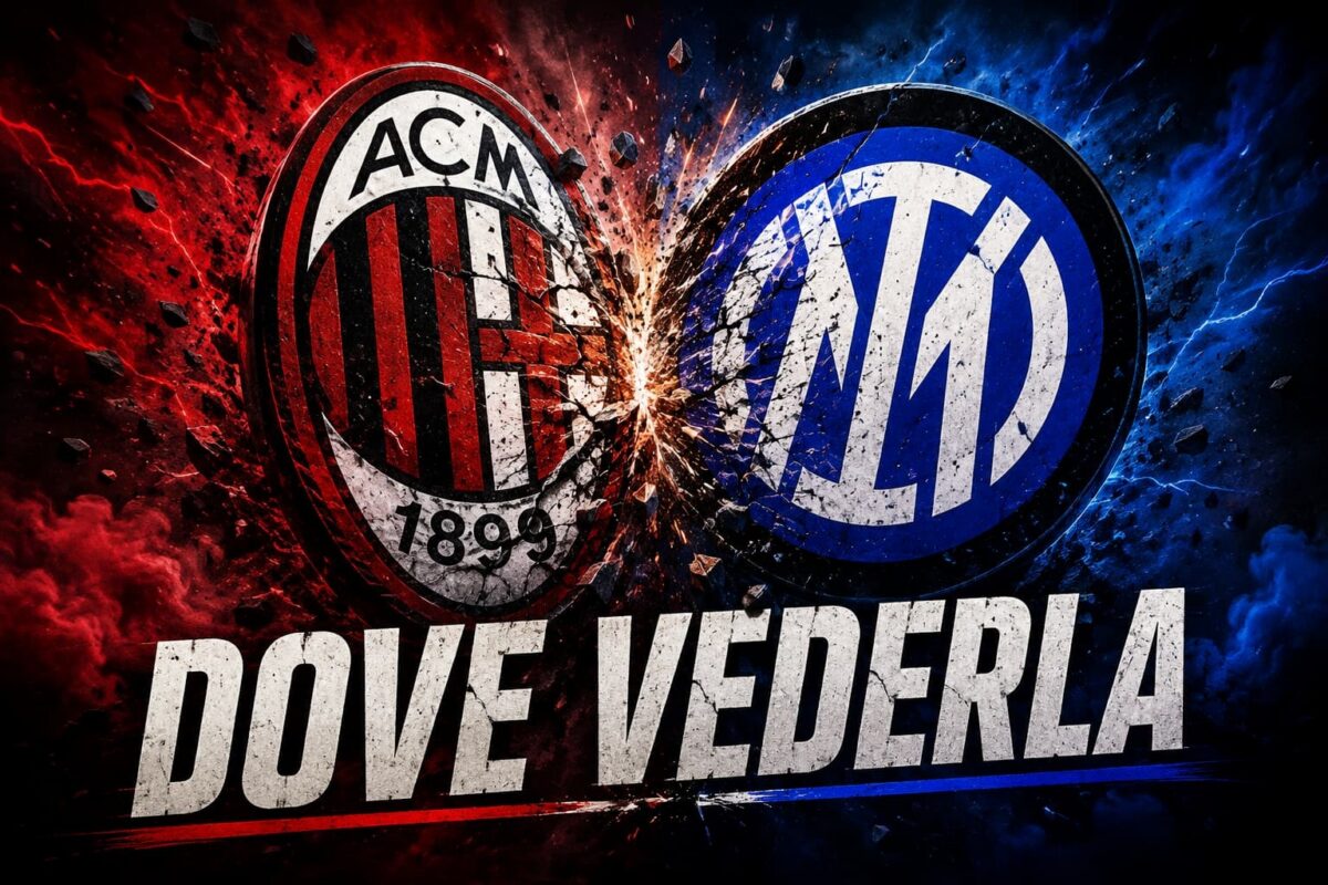 Milan Inter dove vederla