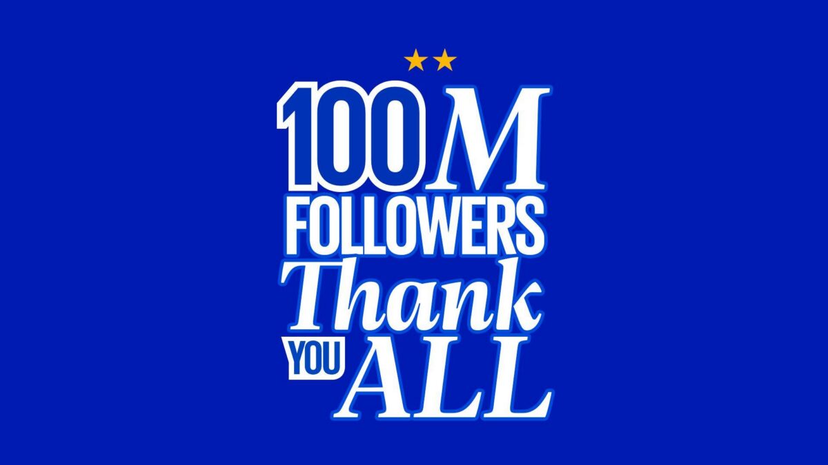 Inter, 100 mln di follower sui social