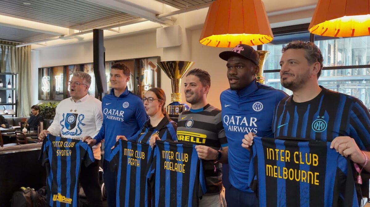 Pavard e Bonny incontrano gli Inter Club australiani