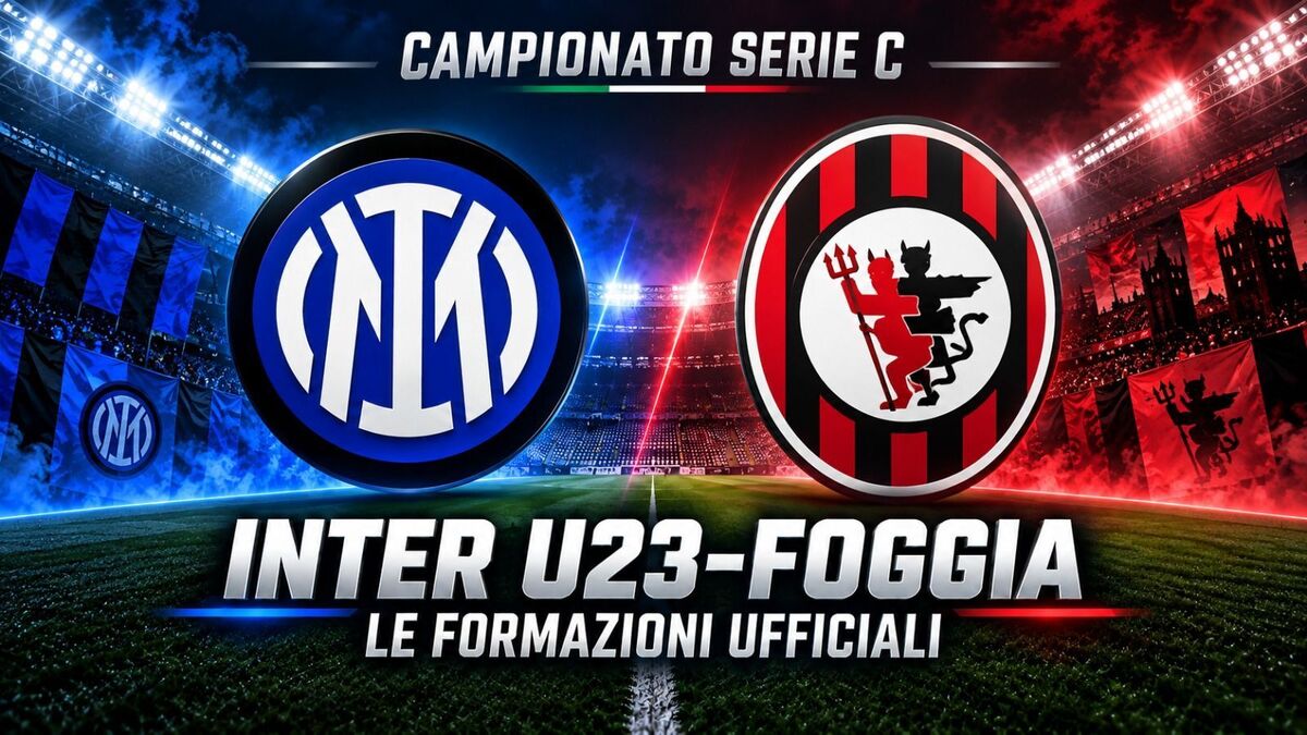 Inter U23-Foggia formazioni