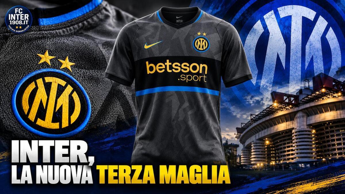 Inter, ecco la nuova terza maglia