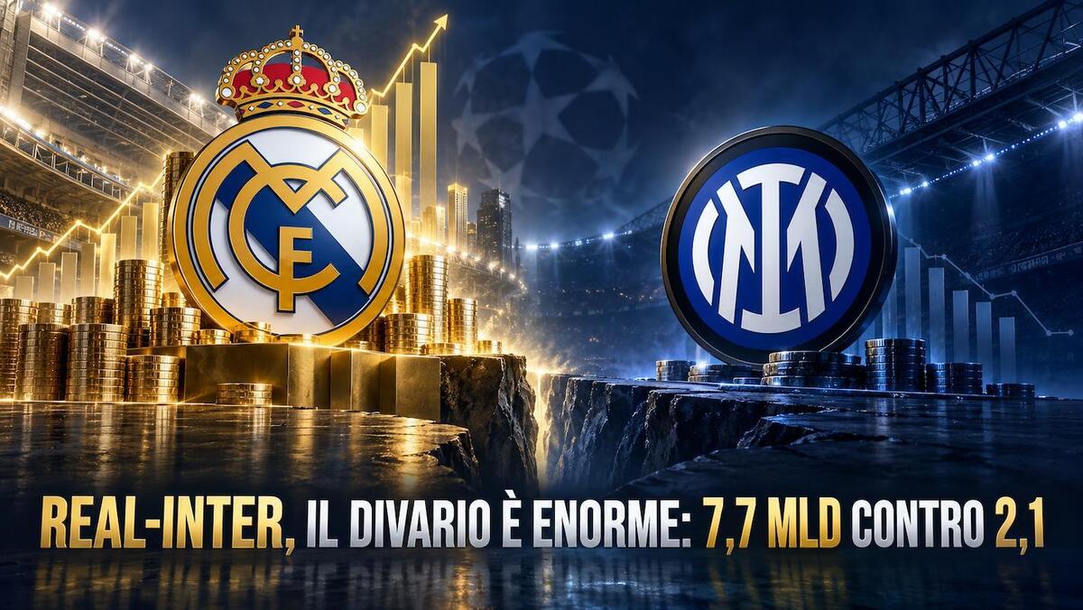 Real-Inter, il divario è enorme