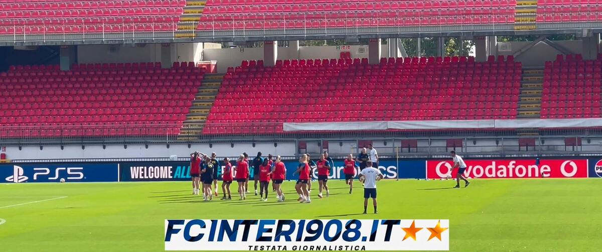 Riscaldamento Inter Women