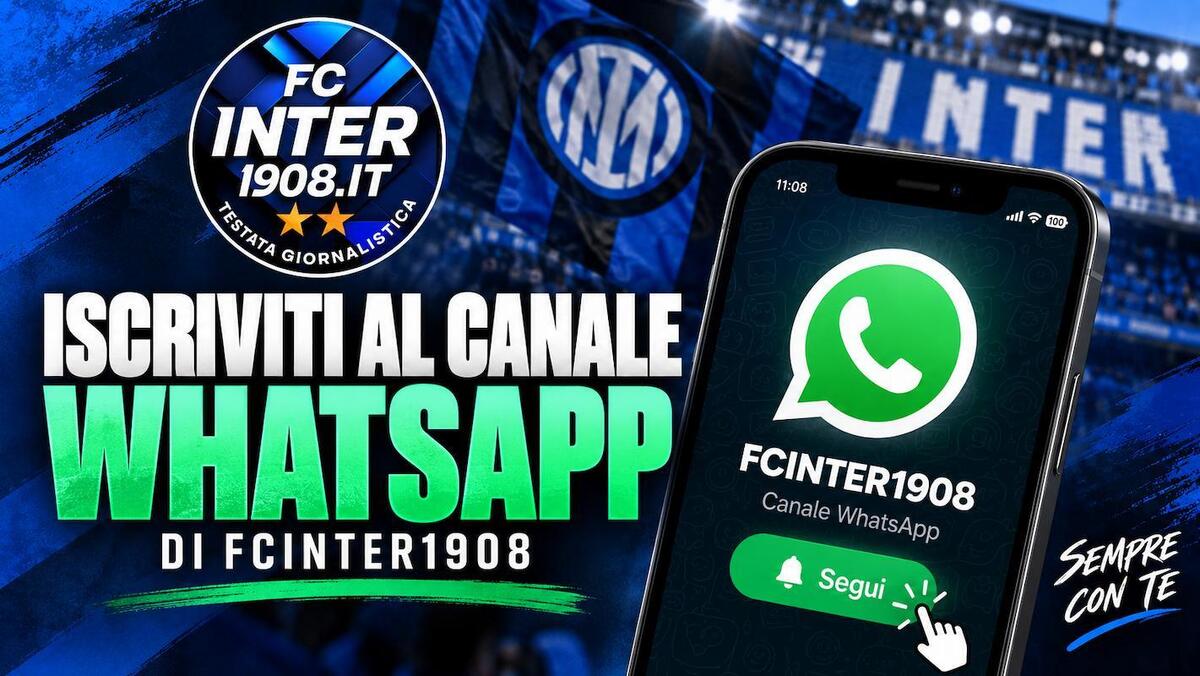 Social, iscriviti al canale Whatsapp di Fcinter1908
