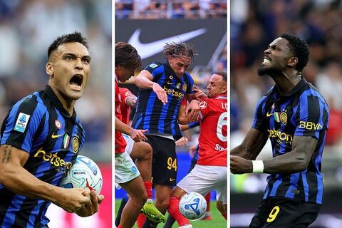 inter napoli lautaro esposito thuram