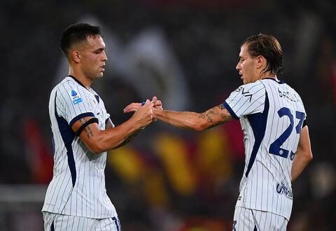 lautaro roma inter fascia a barella