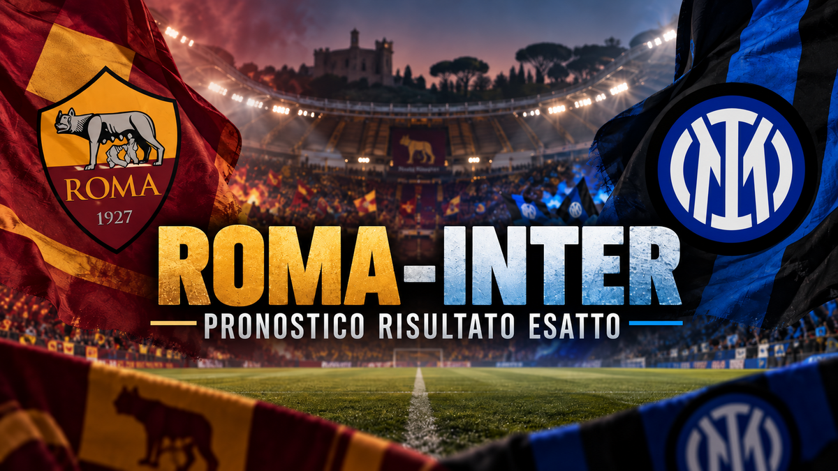 roma inter pronostico risultato esatto