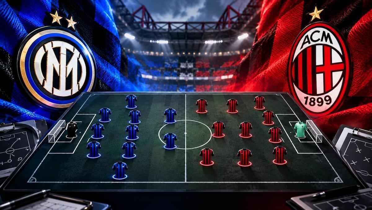 Ecco le formazioni del derby