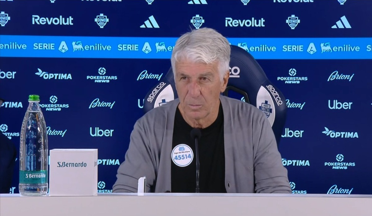 Gasperini espulsione Malen Como Roma