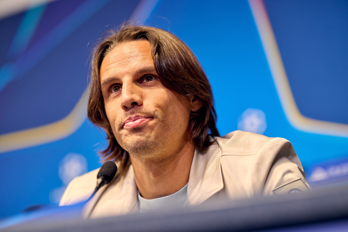 FC Internazionale Milano Training Session And Press Conference - UEFA Champions League 2024/25 League Phase MD1