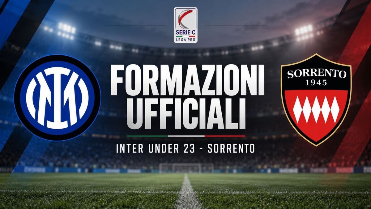 Inter U23-Sorrento formazioni