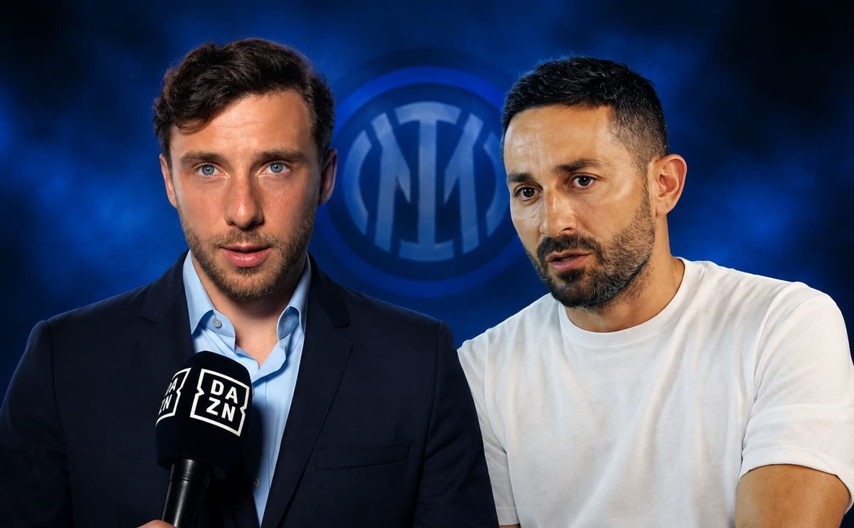 Intervista nerazzurra con microfono DAZN