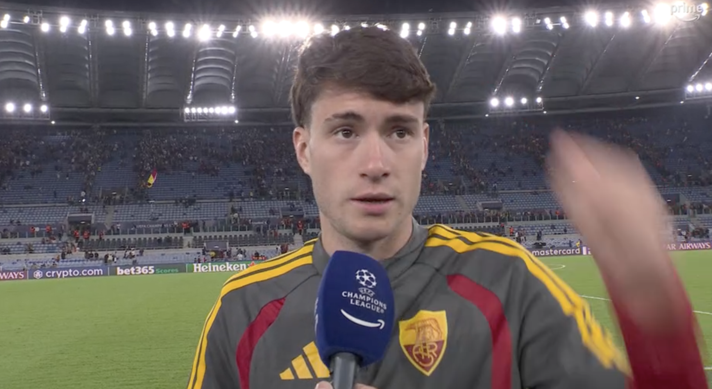 Roma, Soulé: “Eravamo avanti di due gol, poi siamo morti. Non ho parole”