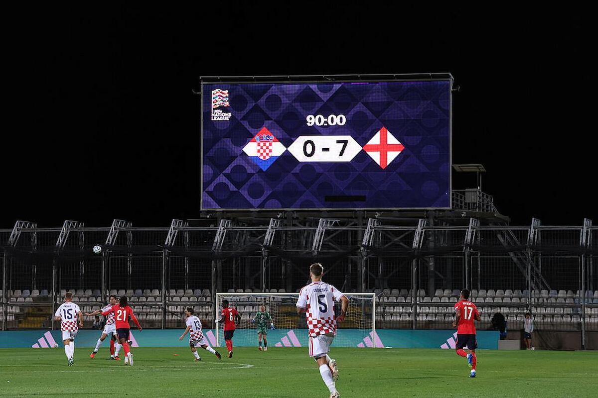 croazia inghilterra 0-7