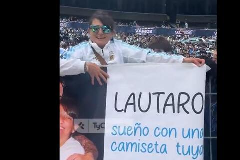 donna messaggio lautaro