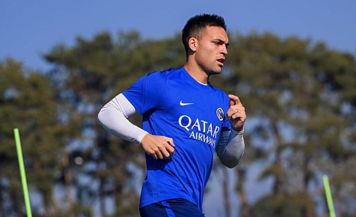 lautaro torna ad allenarsi in campo appiano (1)