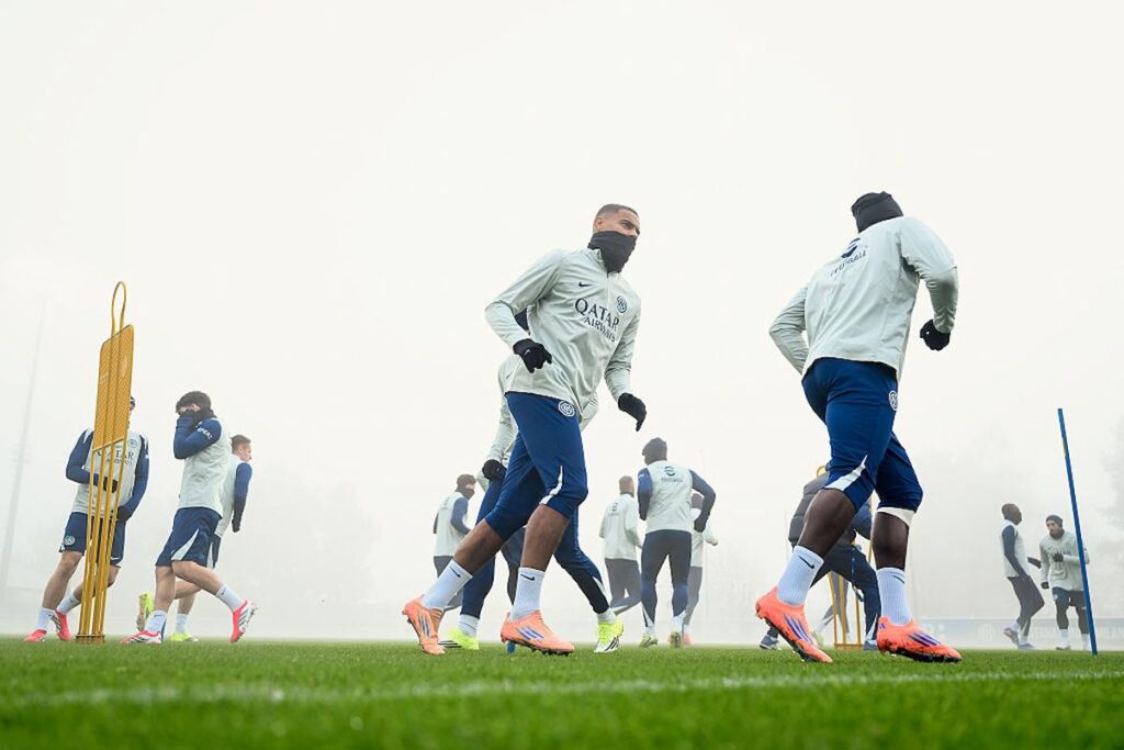 diouf allenamento pinetina