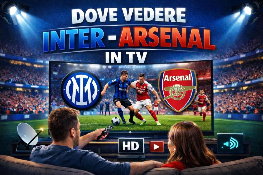 dove vedere Inter-Arsenal in tv