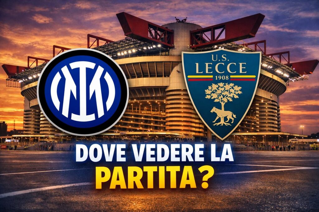 Inter-Lecce dove vederla