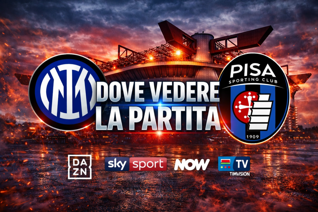 dove vedere la partita