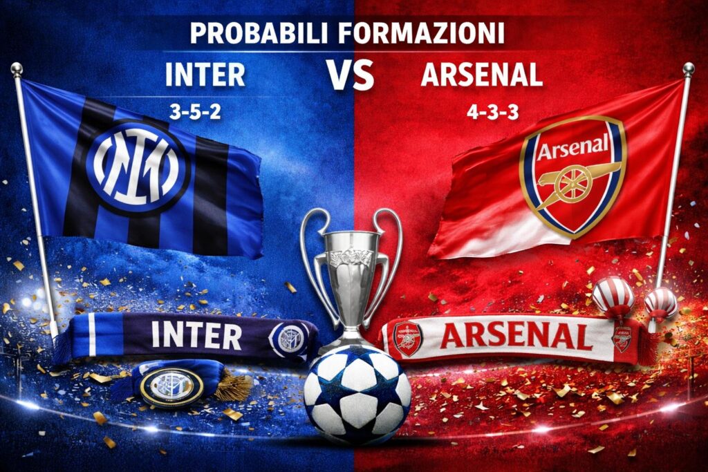 Inter-Arsenal, probabili formazioni