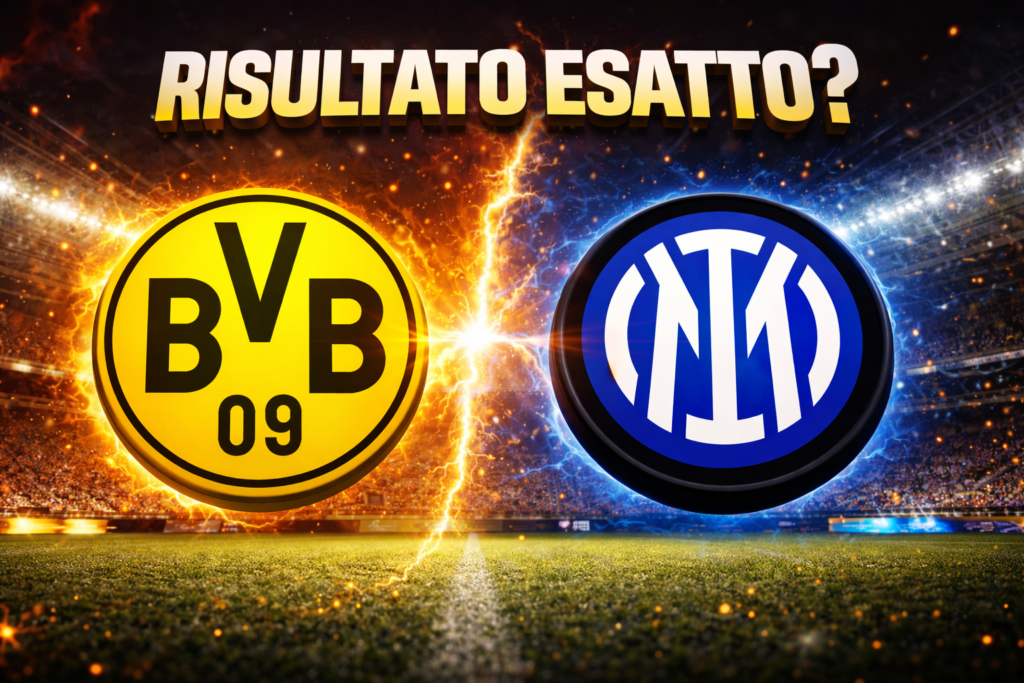 borussia inter risultato esatto