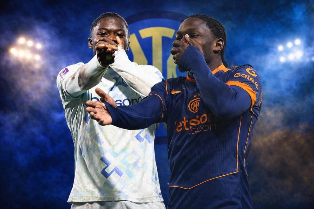 kamate esulta come thuram