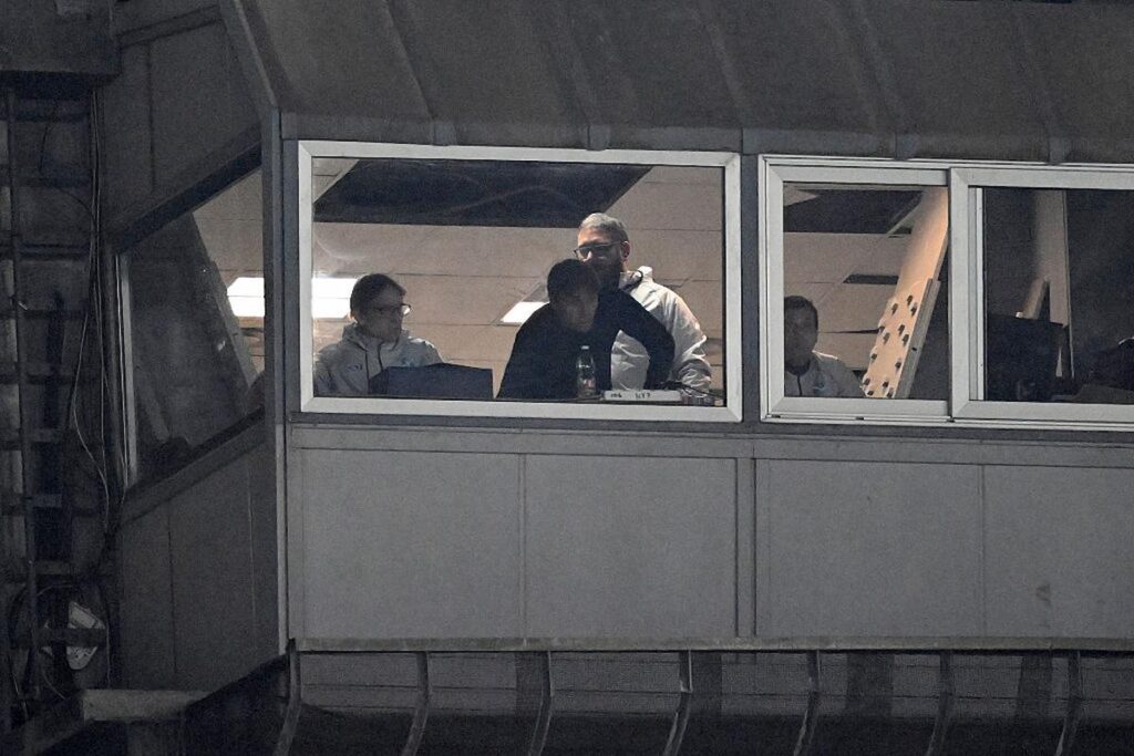 conte in tribuna napoli parma