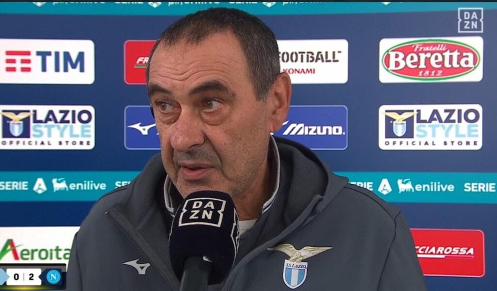 lazio allenatore sarri dazn (1)
