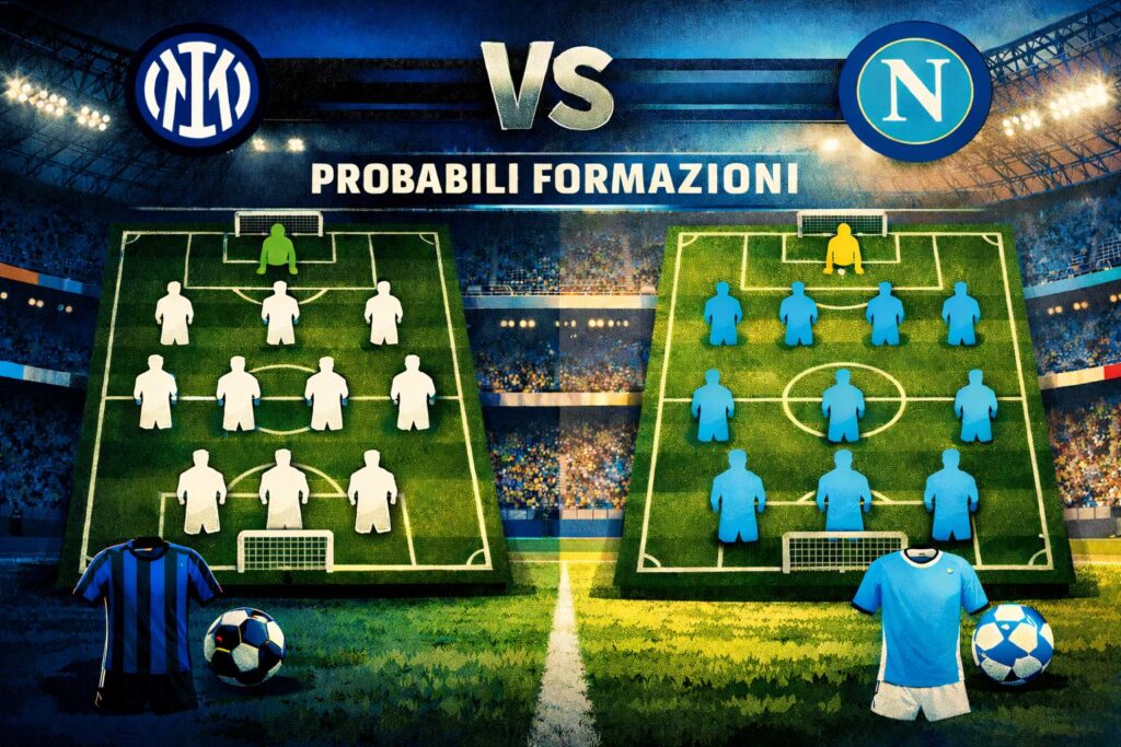 Inter-Napoli, le formazioni